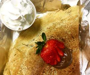 Nutella and Strawberry Crepe