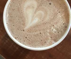 Mocha latte at Old Mill Cafe