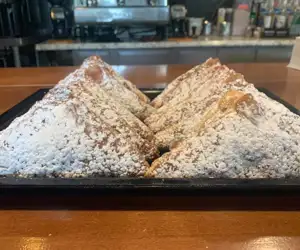 Fresh baked apple turnovers