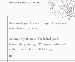 Customer Service, 5 Star Review